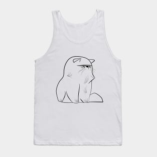 Cute and angry cat Tank Top